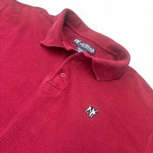 Big Dogs Y2K Knitted Maroon Polo Shirt
